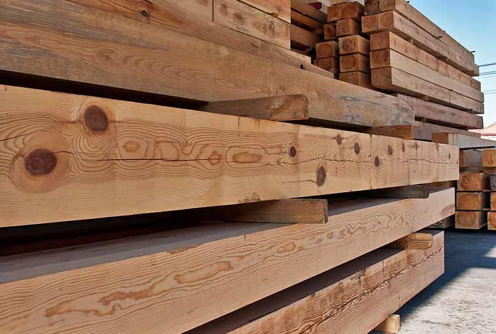 Gualdras de madera para construcción